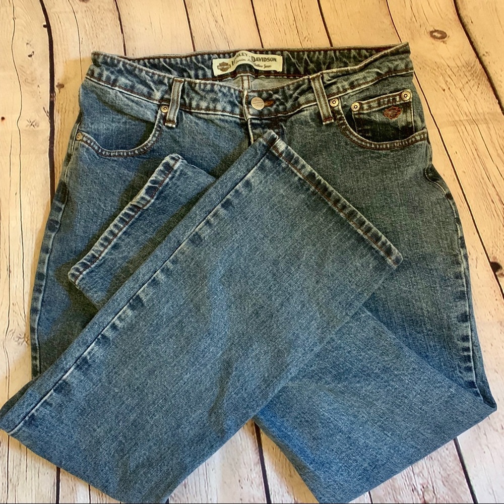 Harley Davidson Boot Cut Jeans Size 10 Petite